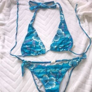 Blue bikini
